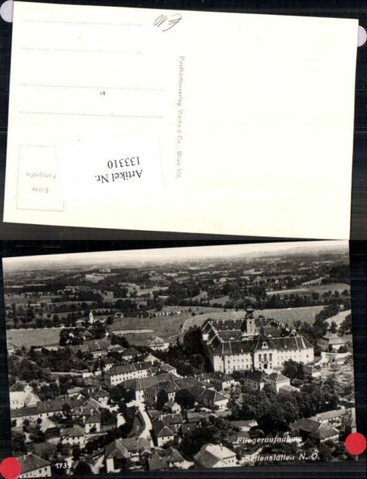133310,Fliegeraufnahme Seitenstetten 1950