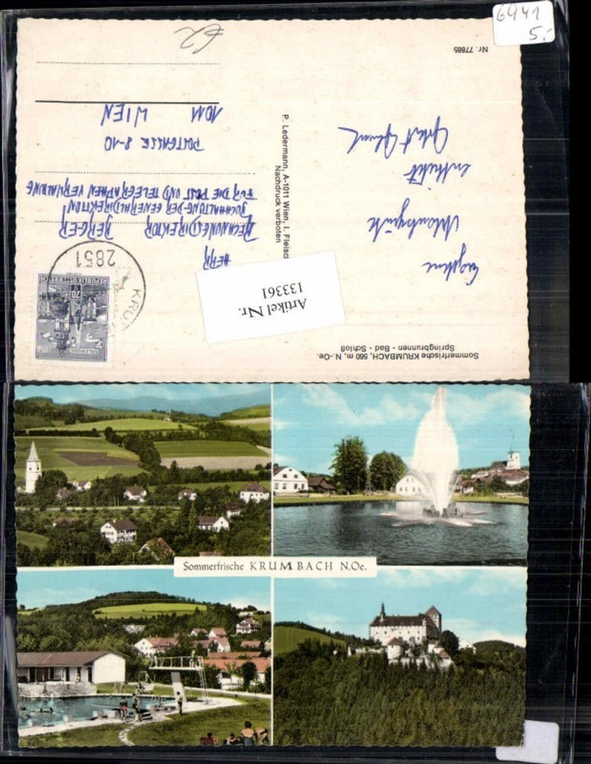 Alte Ansichtskarte – Old Postcard