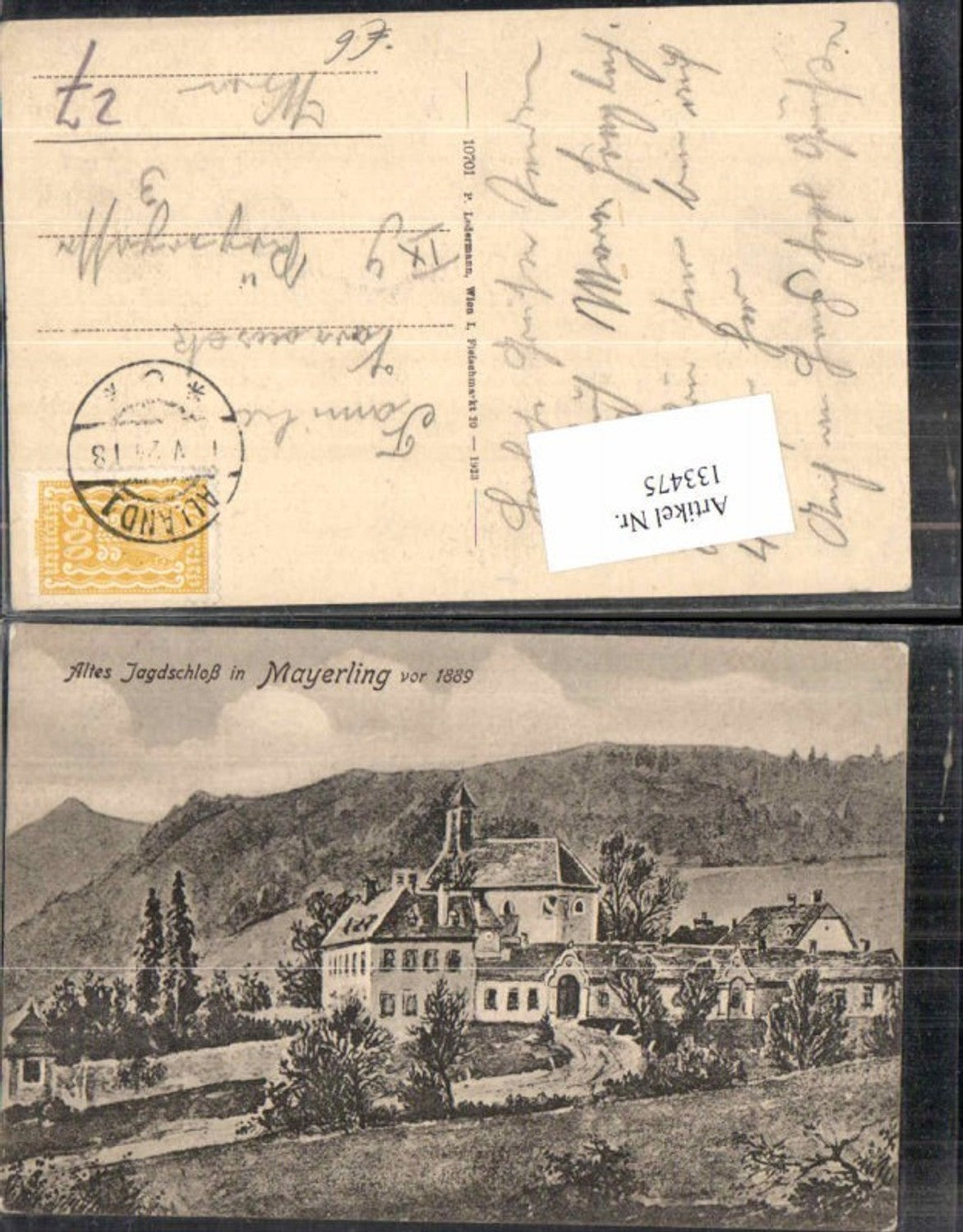 133475,Jagdschloss Mayerling vor 1889 Baden