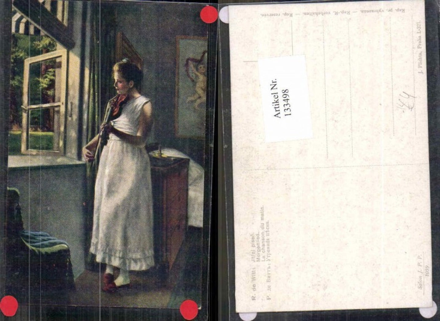 133498,R. de Witt Morgenlied Frau Geige