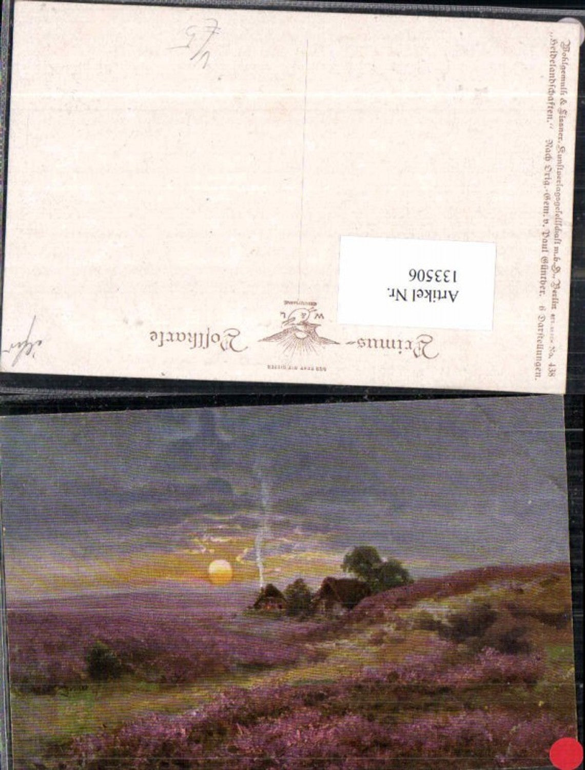 133506,Primus AK 438 Paul Günther Heidelandschaften Wohlgemuth Lissner
