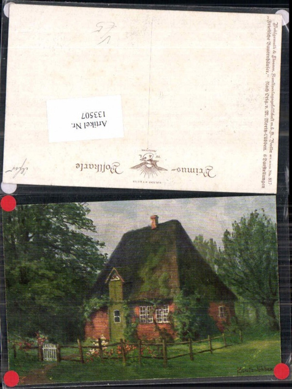 133507,Primus AK 817 M. Moritz Lübben Friesische Bauernhäuser Wohlgemuth Lissner