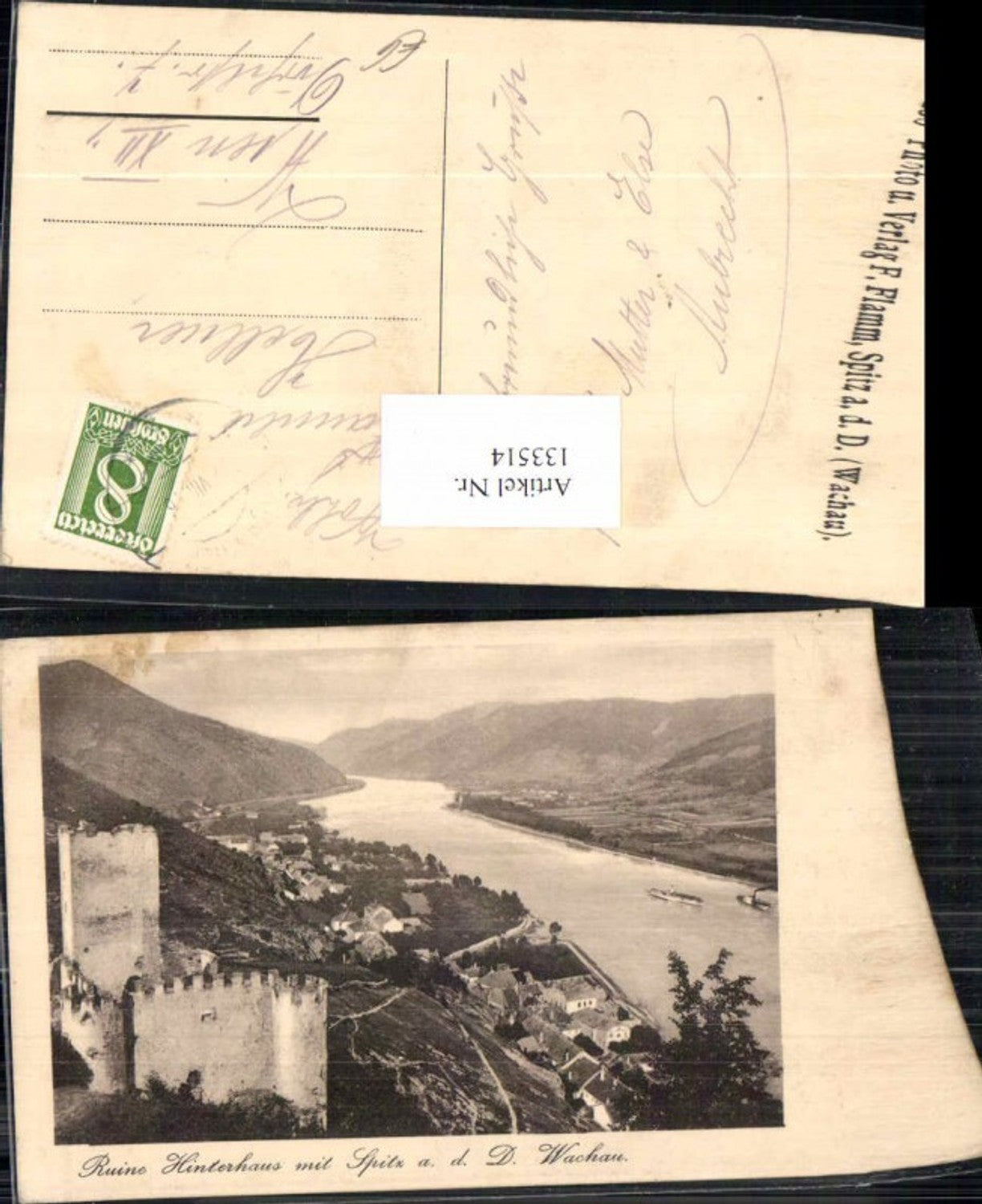 133514,Ruine Hinterhaus bei Spitz a.d. Donau