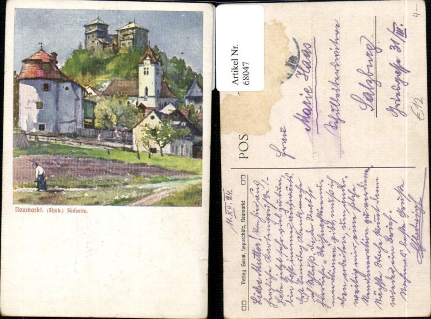 Alte Ansichtskarte – Old Postcard
