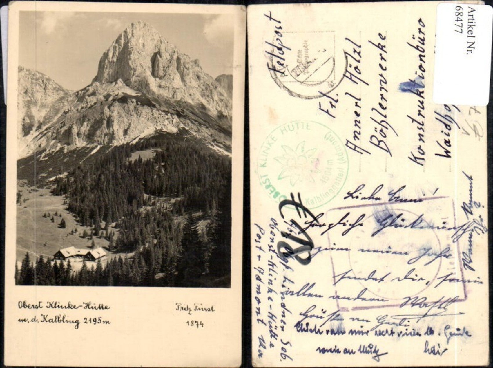 Alte Ansichtskarte – Old Postcard