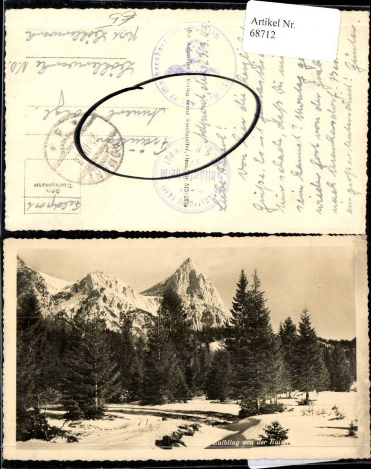 Alte Ansichtskarte – Old Postcard