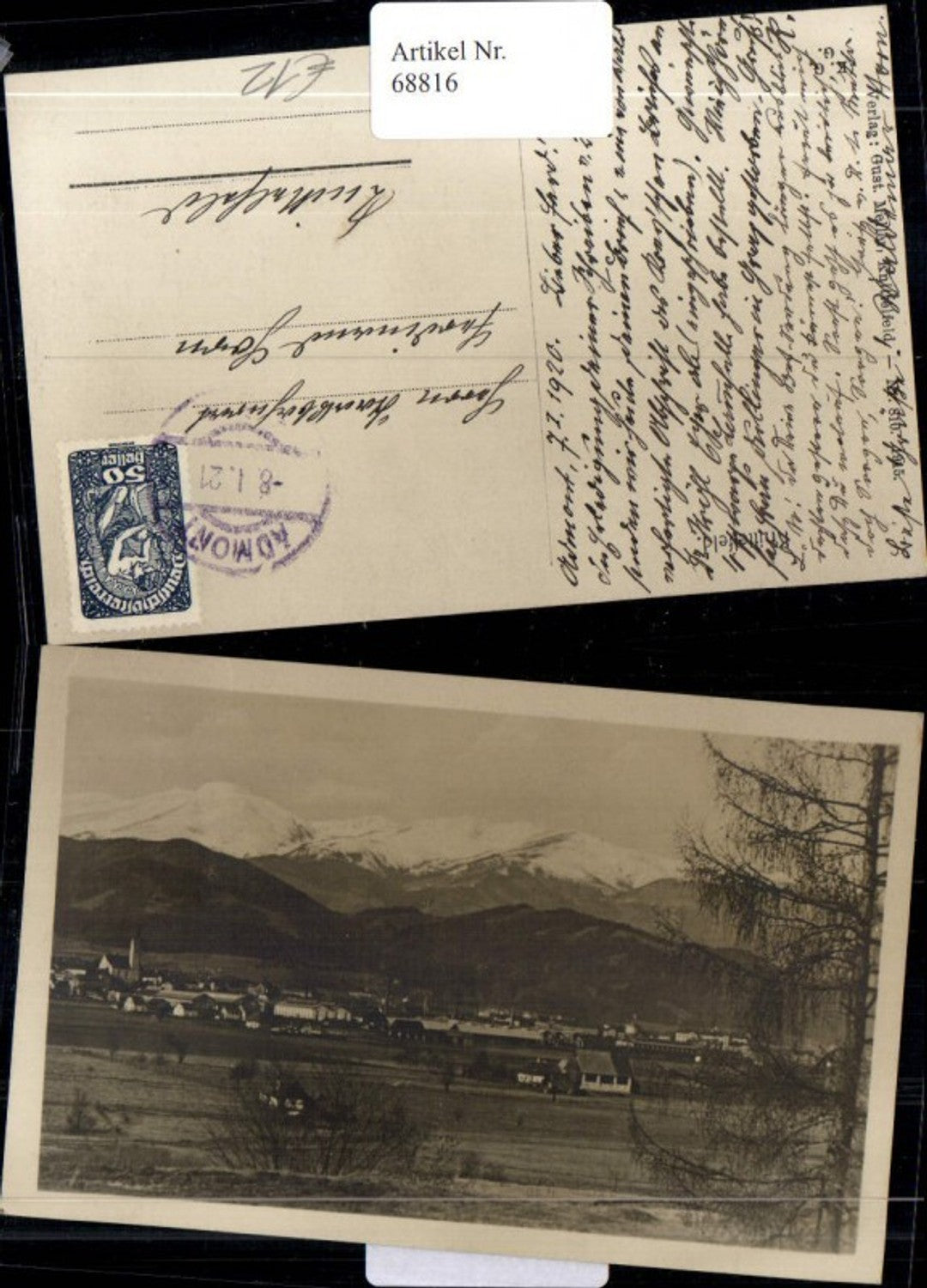 Alte Ansichtskarte – Old Postcard