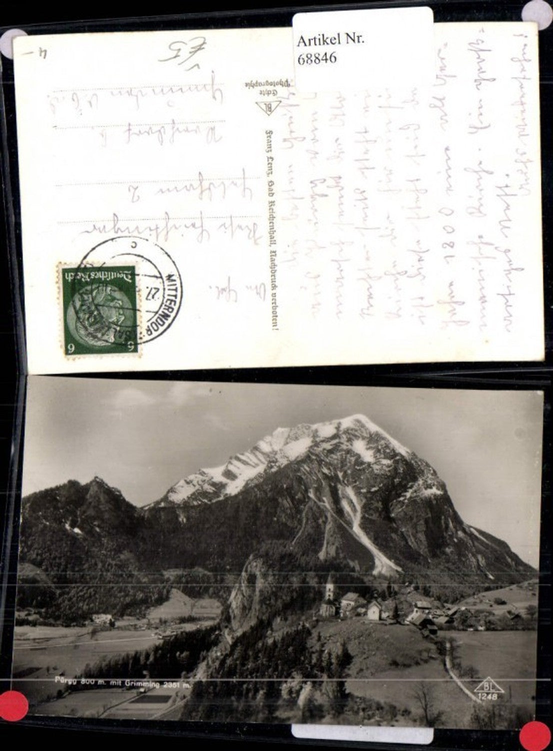 Alte Ansichtskarte – Old Postcard