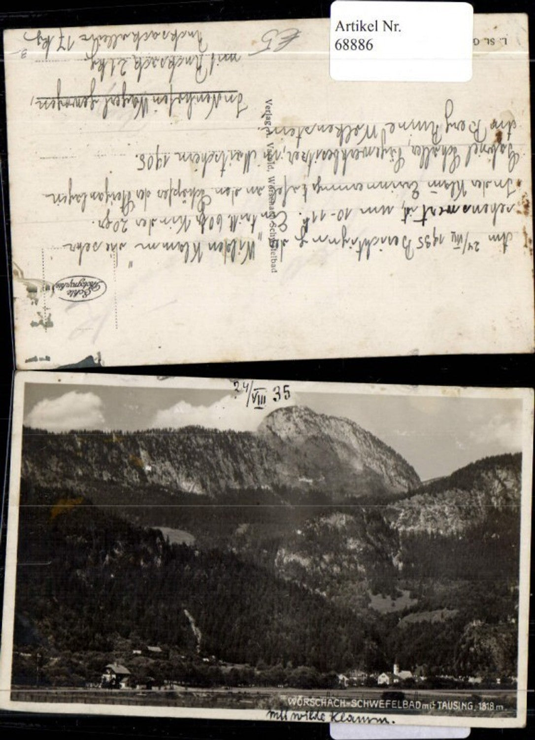 Alte Ansichtskarte – Old Postcard