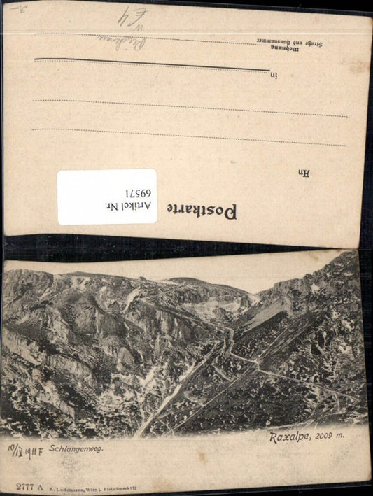 69571,Schlangenwand Rax Reichenau