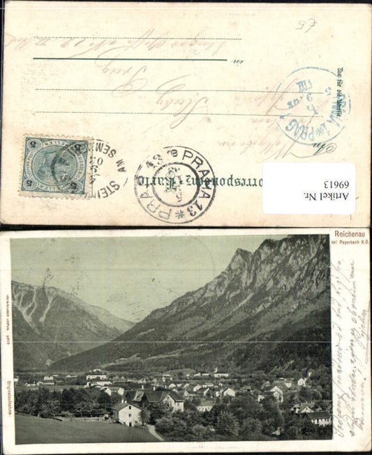 69613,Reichenau Rax bei Payerbach Ortsansicht