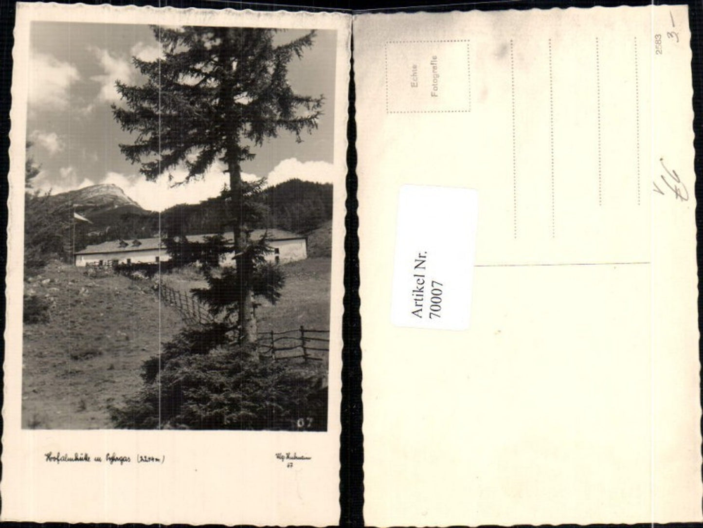 70007,Hofalmhütte Pyhrgas bei Spital am Phyrn pub Humann 67