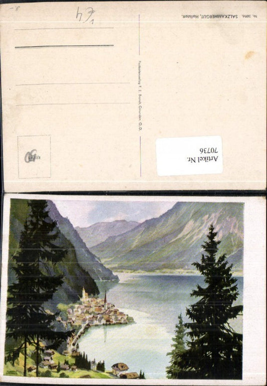 70736,Salzkammergut Hallstatt Ortsansicht