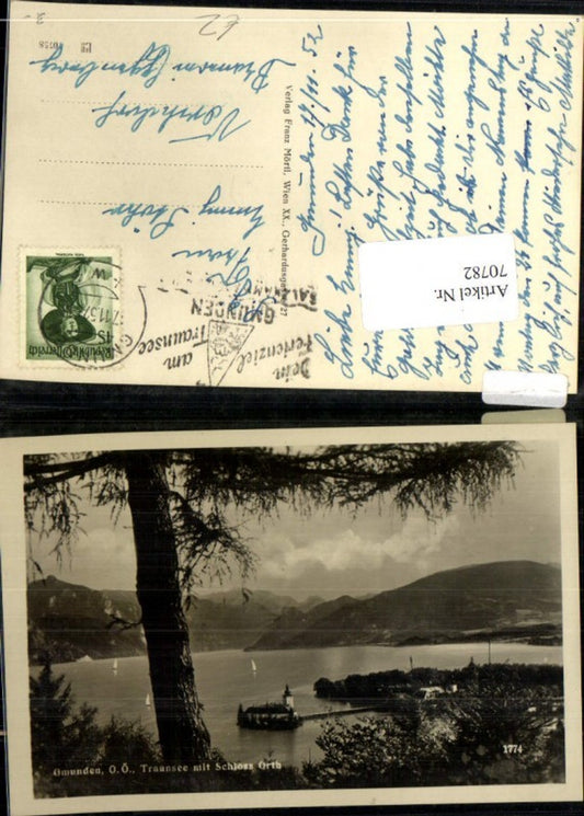 70782,Salzkammergut Gmunden mit Schloss Ort