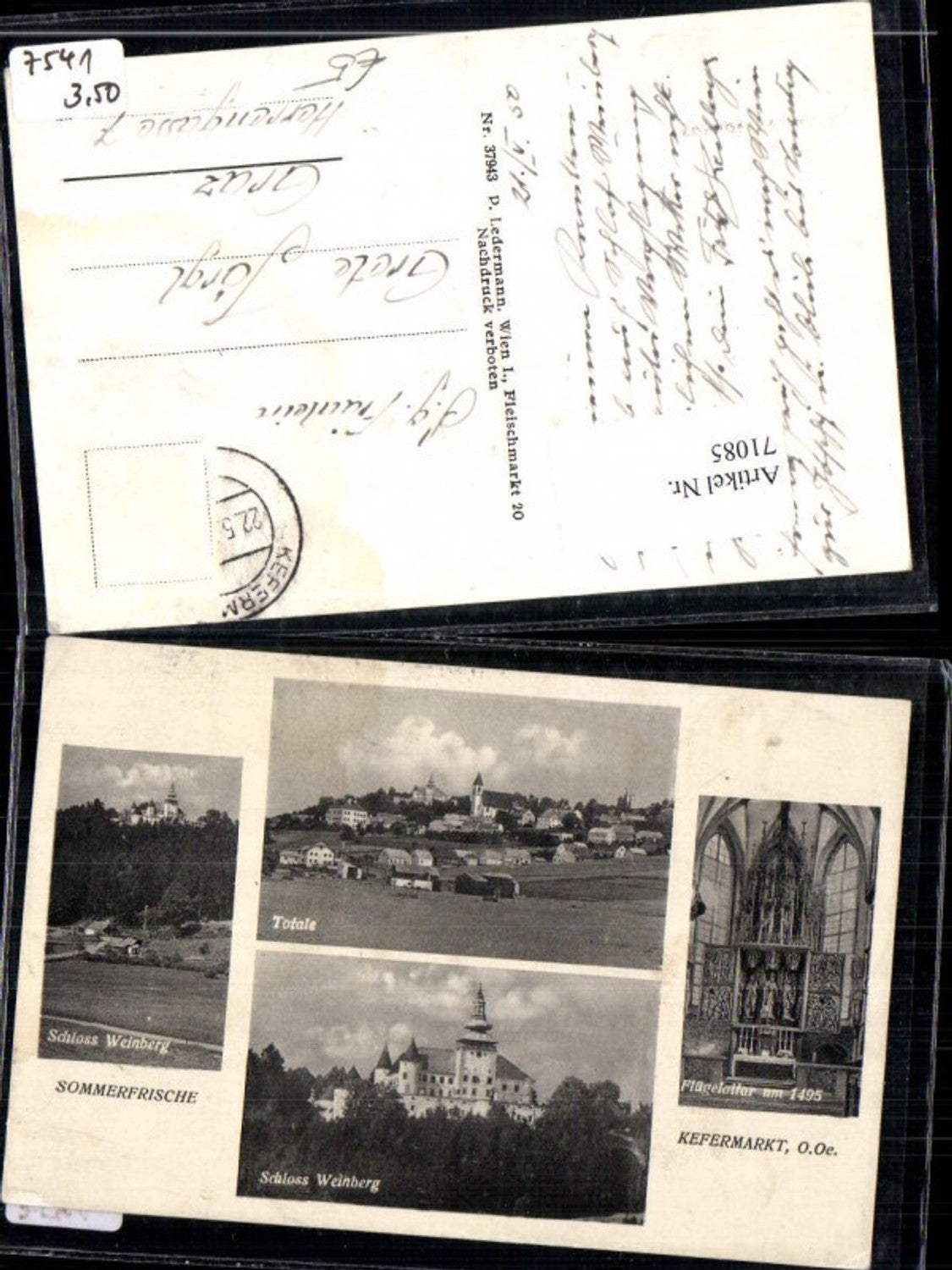 71085,Kefermarkt Schloss Weinberg Totale Flügelaltar