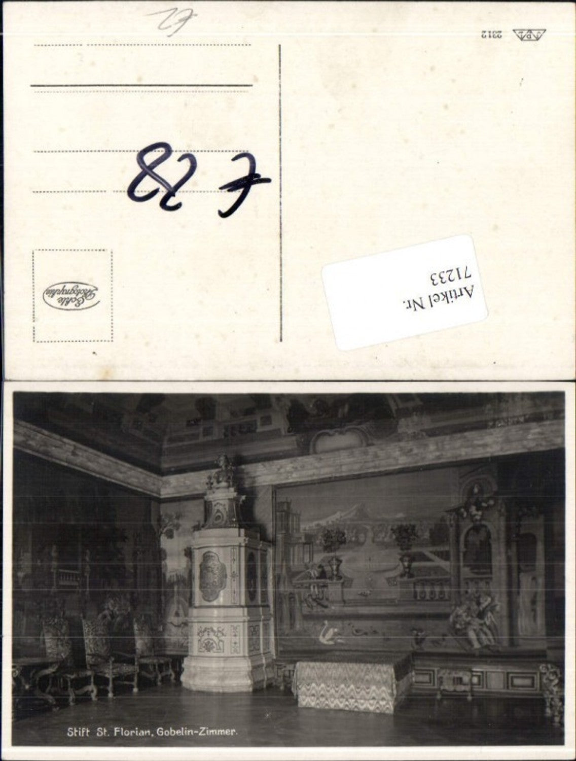 71233,Stift St. Florian Gobelin Zimmer