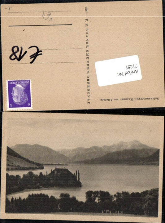 71257,Salzkammergut Kammer am Attersee pub F.E. Brandt