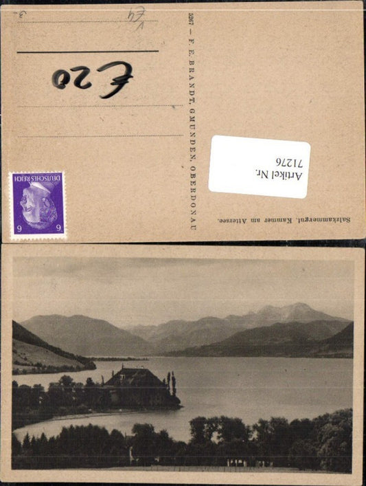 71276,Salzkammergut Kammer am Attersee pub F.E. Brandt