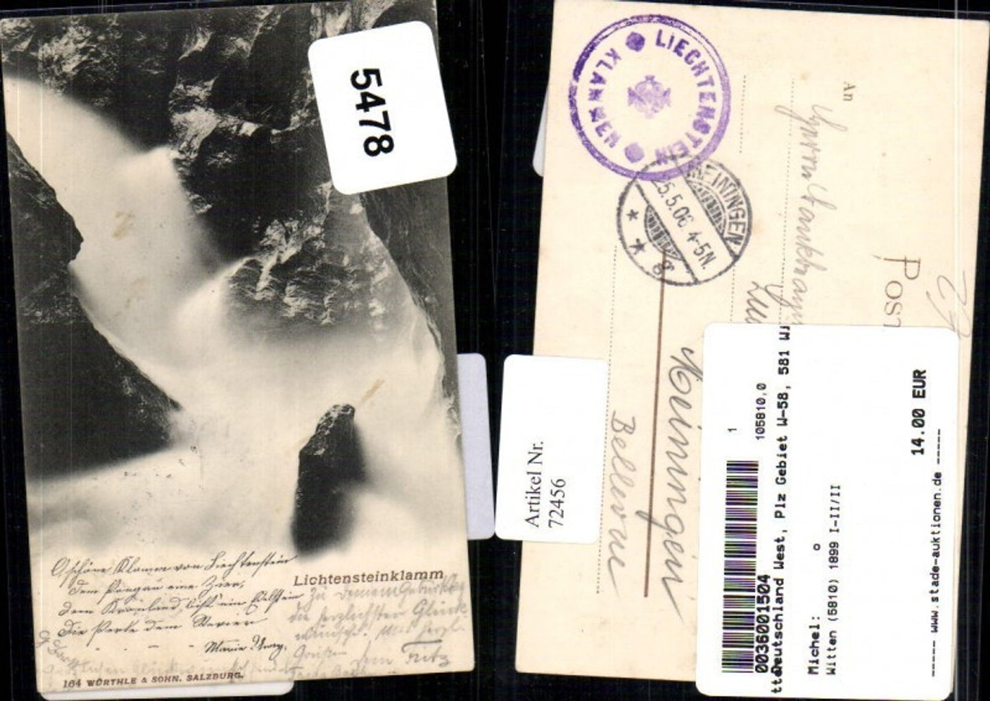 Alte Ansichtskarte – Old Postcard