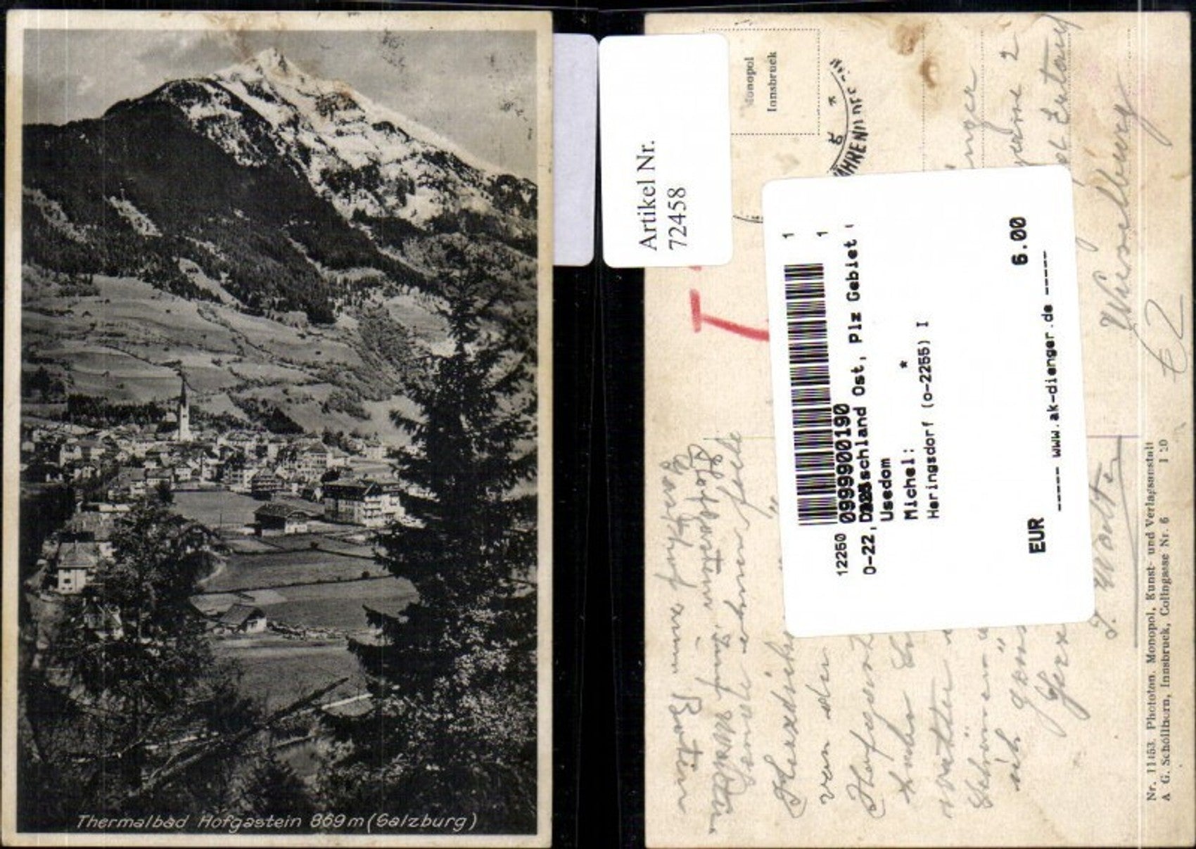 Alte Ansichtskarte – Old Postcard