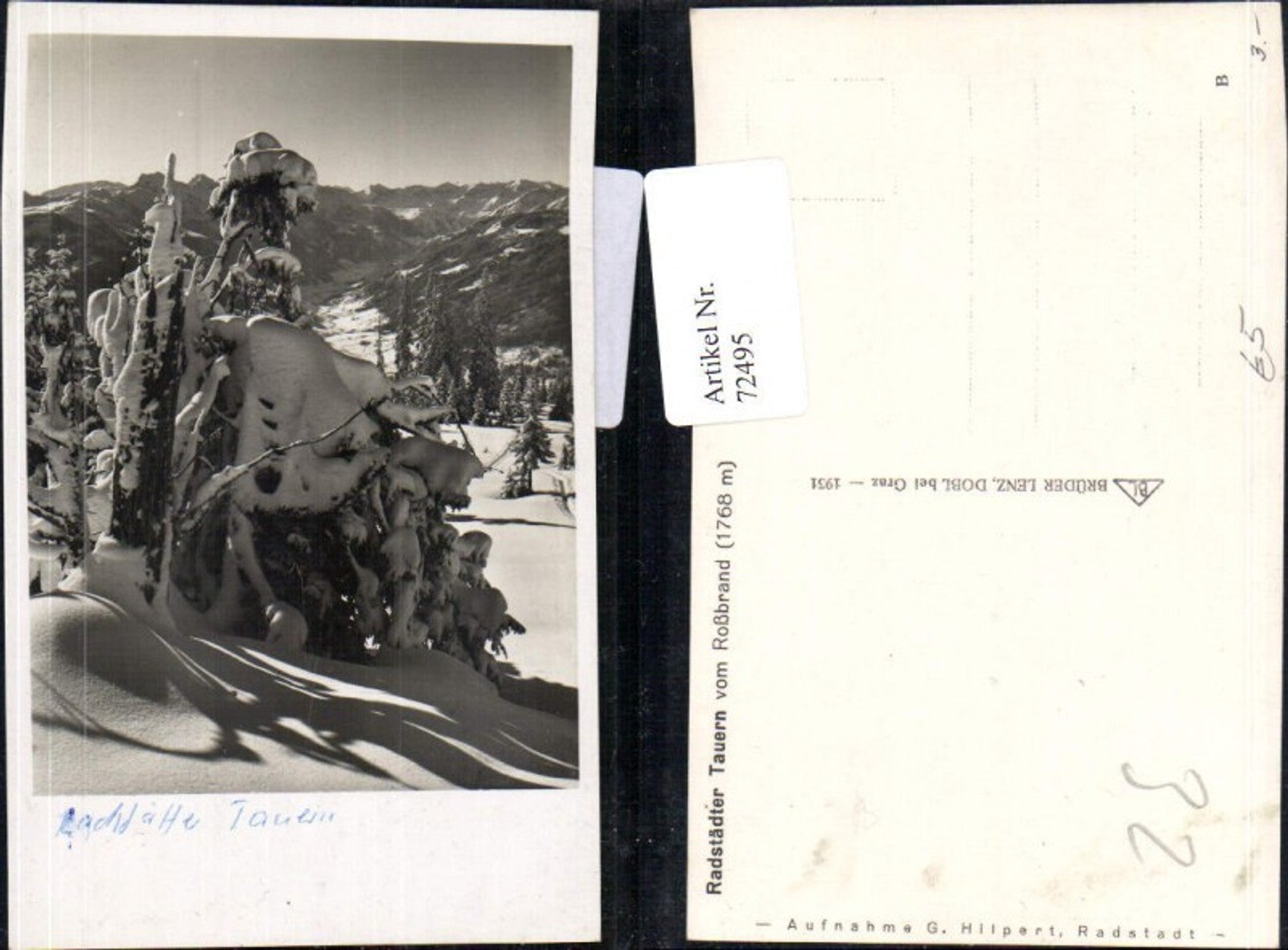 Alte Ansichtskarte – Old Postcard