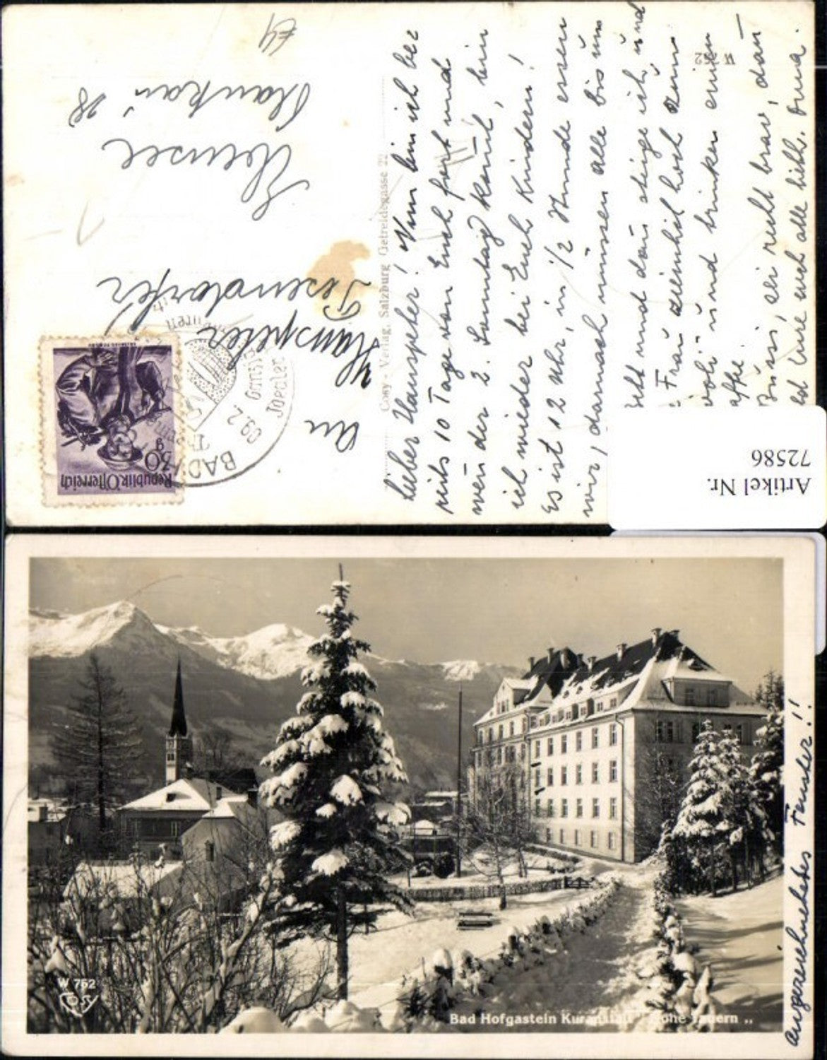 Alte Ansichtskarte – Old Postcard