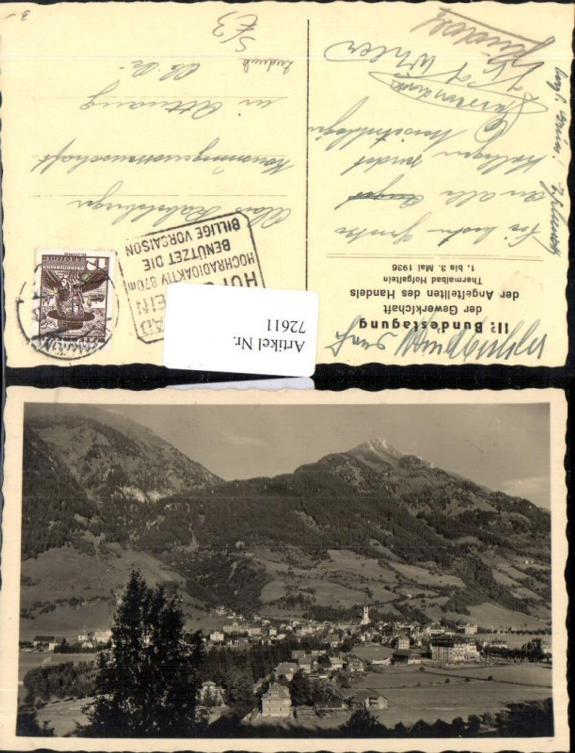 Alte Ansichtskarte – Old Postcard