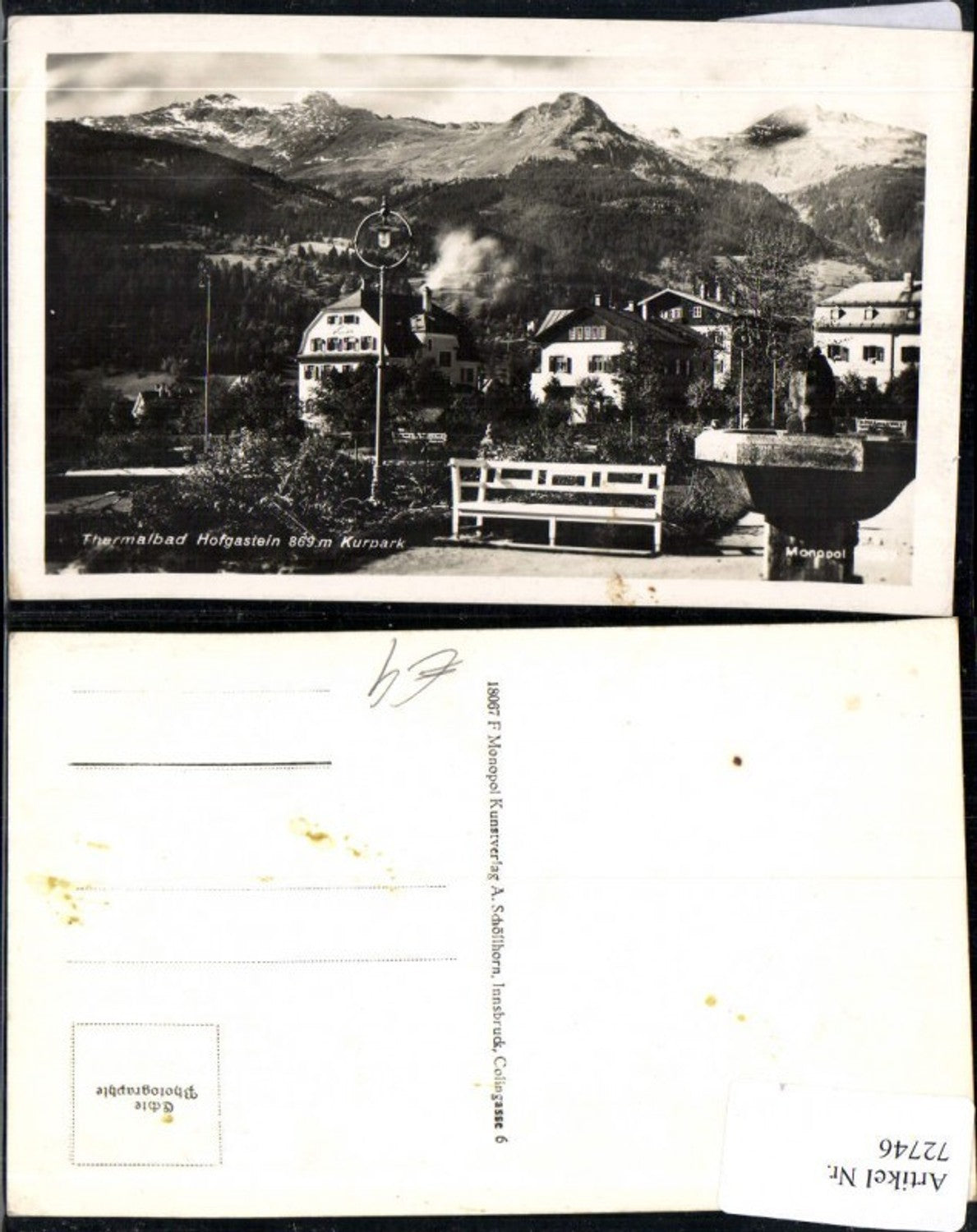 Alte Ansichtskarte – Old Postcard