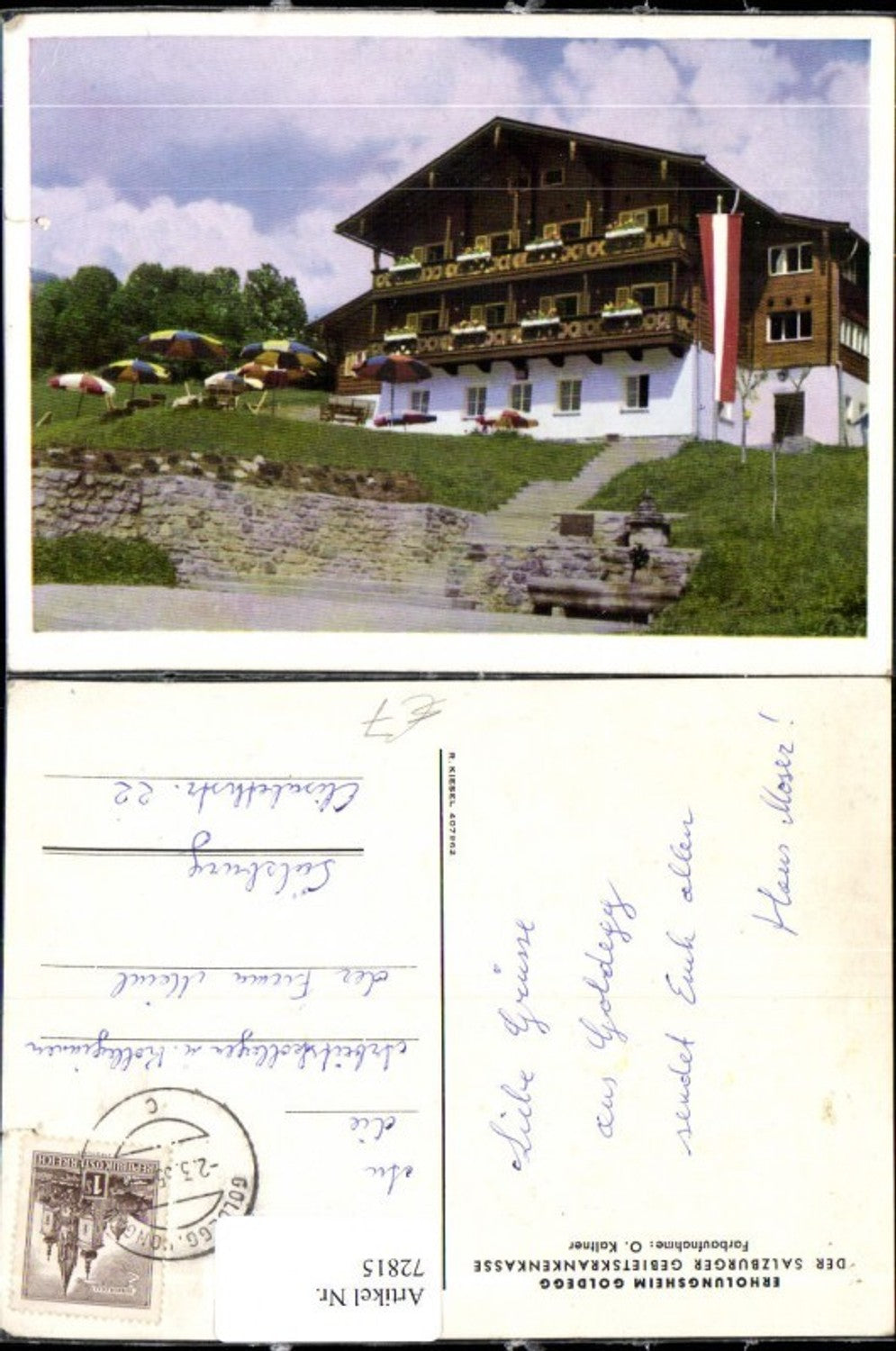 Alte Ansichtskarte – Old Postcard