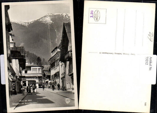73212,Seegasse mit Schmittenhöhe Zell am See Friseur