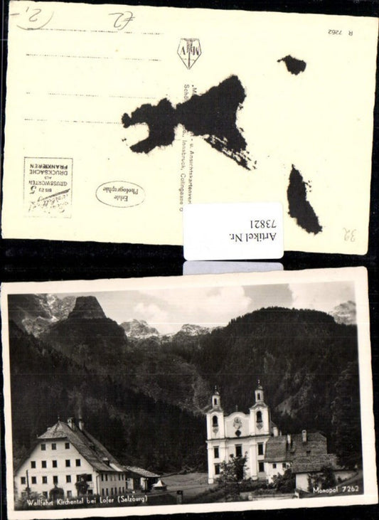 73821,Wallfahrt Kirchental bei Lofer Kirche