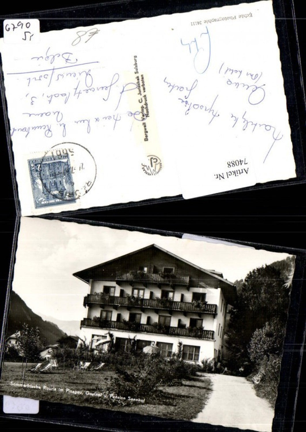 74088,Sommerfrische Rauris im Pinzgau Gasthof Sonnhof Detailansicht