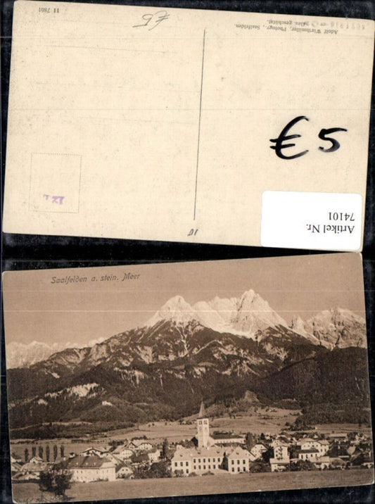 74101,Saalfelden a. Steinernen Meer Ortsansicht