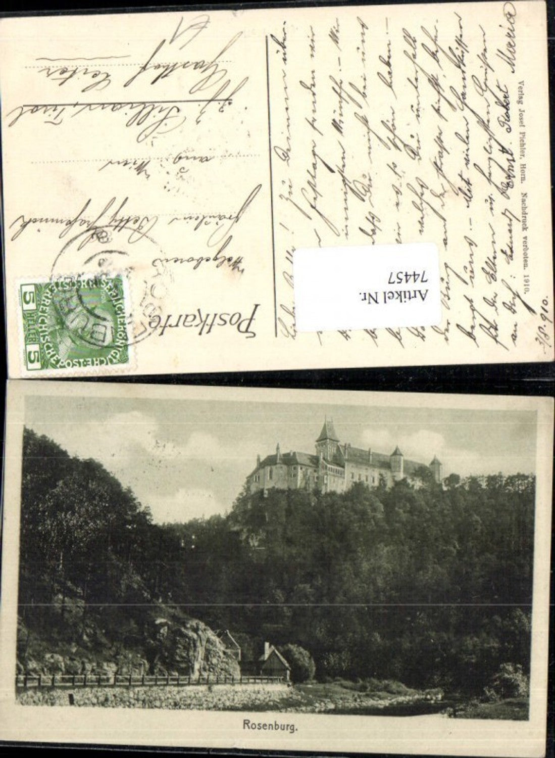 74457,Schloss Rosenburg a. Kamp bei Mold