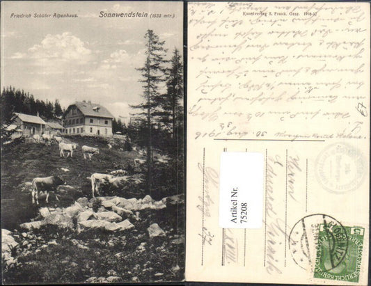 75208,Friedrich Schüler Alpenhaus Sonnwendstein am Semmering