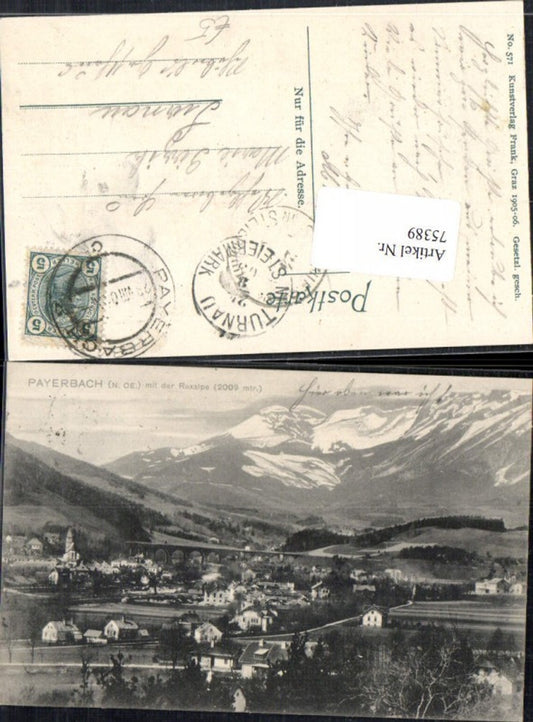 75389,Payerbach Totale Rax Reichenau