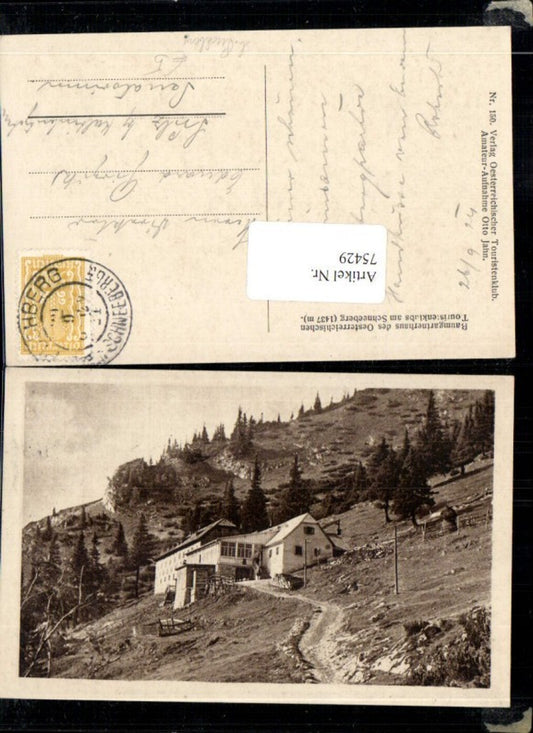 75429,Foto AK Baumgartnerhaus am Schneeberg Puchberg