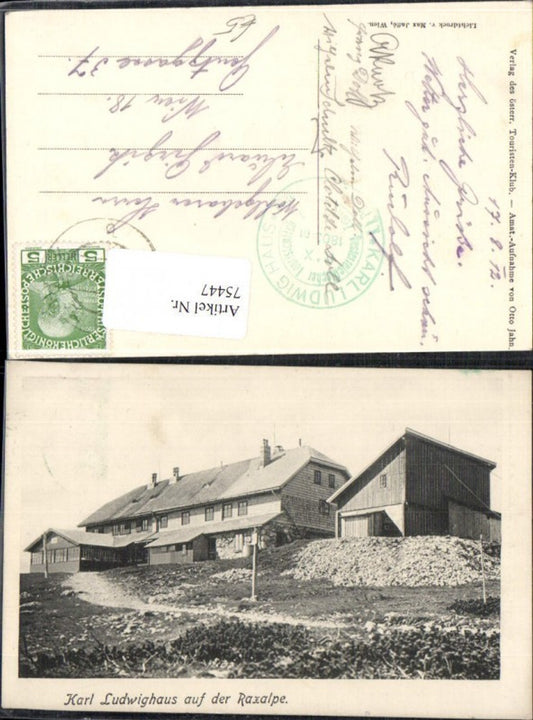 75447,Karl Ludwighaus auf der Rax Reichenau
