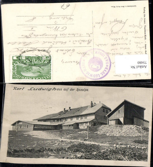 75480,Karl Ludwighaus auf der Rax Reichenau
