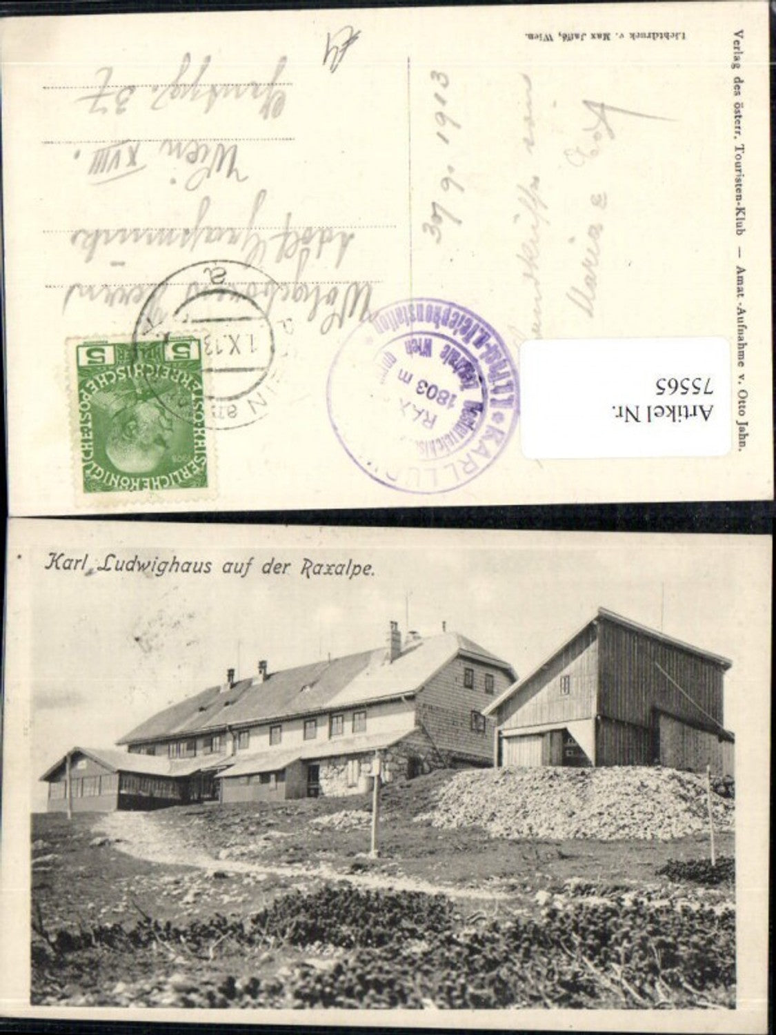 75565,Karl Ludwig Haus an der Rax Reichenau