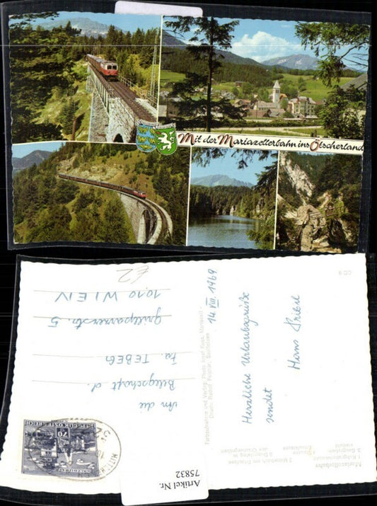 75832,Mariazellerbahn Kuhgrabenviadukt Mitterbach am Erlaufsee Saugrabenviadukt Stausee Erlaufklause