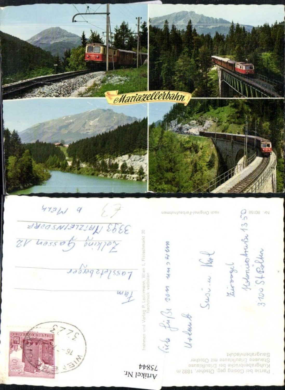 75844,Mariazellerbahn Partie bei Gösing Wienerbruck