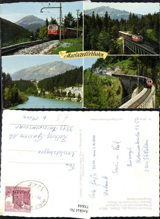 75844,Mariazellerbahn Partie bei Gösing Wienerbruck