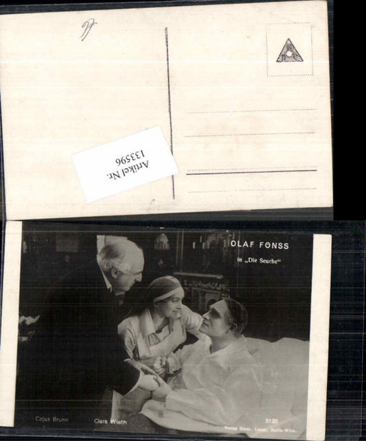 133596,Olaf Fönss Fonss in Die Seuche Cajus Brunn Clara Wieth Hermann Leiser 3138
