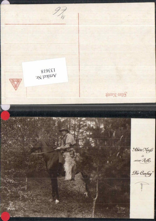 133618,Albin Neuss Der Cowboy Pferd