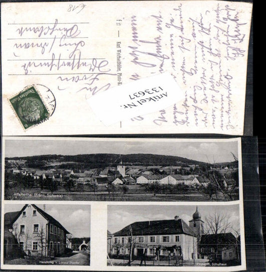 133637,Affalterthal b. Egloffstein Handlung Lorenz Polster Schule