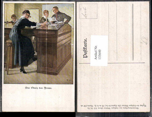 133640,B. Wennerberg Serie VII Nr 5 Der stolz der Firma