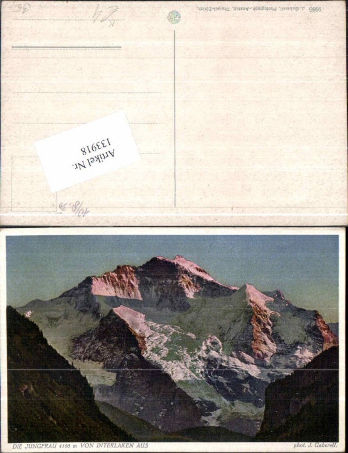 Alte Ansichtskarte – Old Postcard