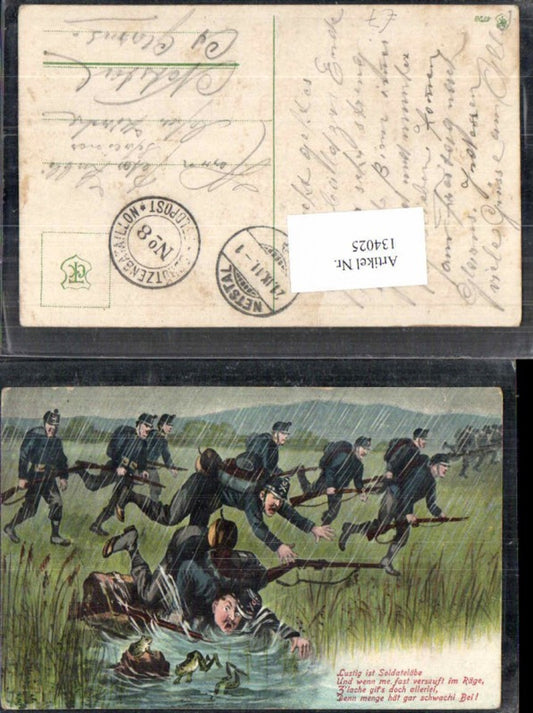 134025,Humor Juxkarte Soldaten Schweiz Infanterie