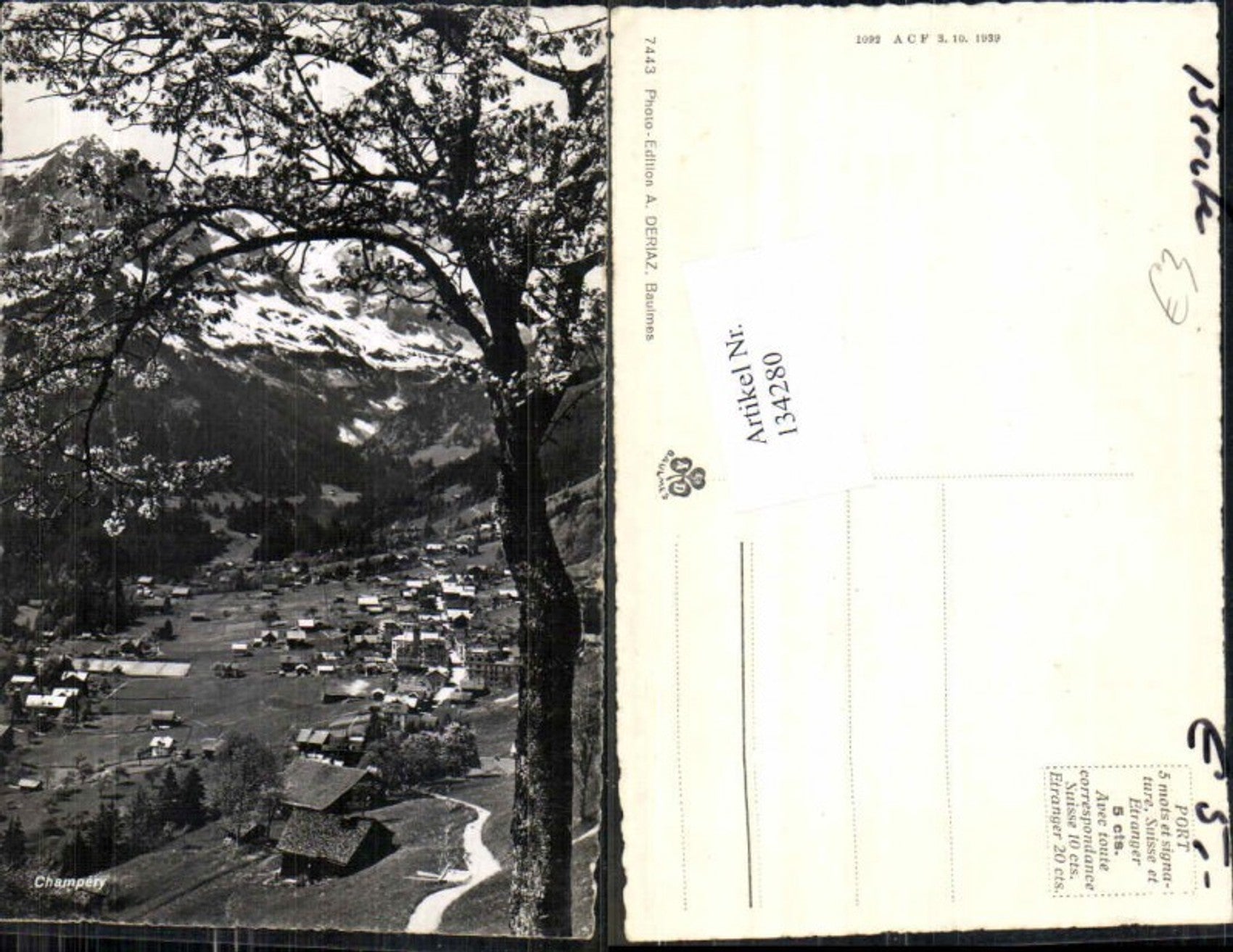 Alte Ansichtskarte – Old Postcard